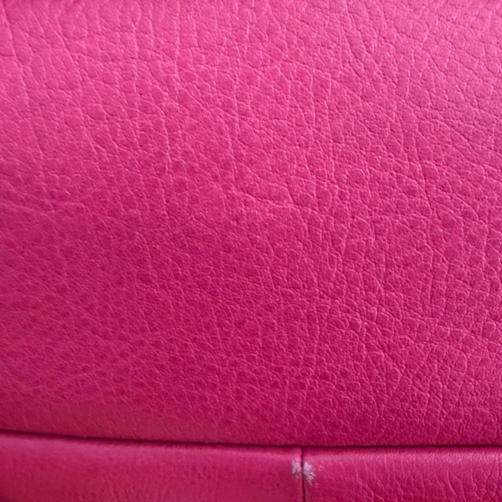 COACH Madison Lindsay 18641 Pink Leather Satchel Crossbody Shoulder Bag Silver - Picture 8 of 9